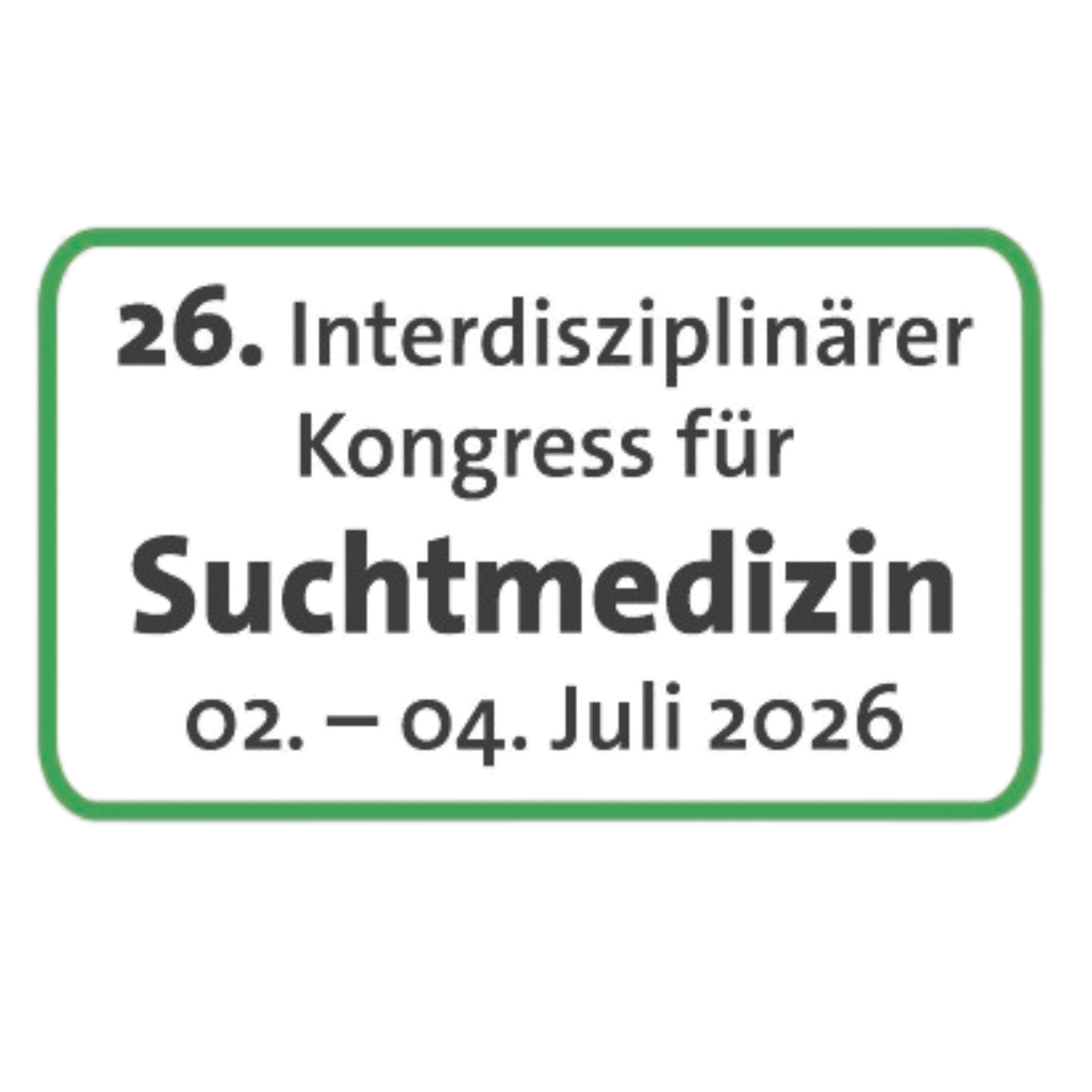 Kongress für Suchtmedizin